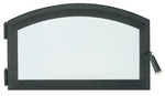 Arched Black Door for Brentwood Wood Fireplace